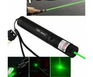Pointeur laser 301 pro vert ultra puissant 1mw 532 + pile18650 offerte pointer