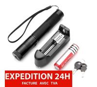 Pointeur Laser - ISONIX - Green - 1mW - Longue portée 10KM - Rechargeable avec batterie 18650