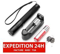 POINTEUR LASER PUISSANT VERT PILE ET CHARGEUR GREEN 1mW 10KM LONGUE PORTEE NEUF