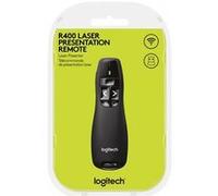 Logitech R400 télécommande RF Noir, Présentateur