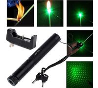 Pointeur laser vert 532nm 5mw 303 faisceau de Lazer Pen + faisceau de gravure