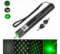 Pointeur laser vert haute puissance 532 nm, portee 10 000 m, lampe torche rechargeable USB pour l'astronomie et les activites de plein air