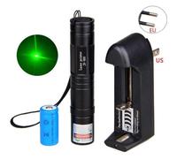 POINTEUR LASER VERT PUISSANT + BATTERIE RECHARGABLE + CHARGEUR
