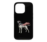 Pointeur Patriotique - Pointeur Anglais Papa Chien de Chasse Coque pour iPhone 13 Pro