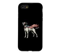 Pointeur Patriotique - Pointeur Anglais Papa Chien de Chasse Coque pour iPhone SE (2020) / 7/8