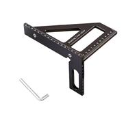 Pointeur réglable pour le travail du bois 45/90 degrés Outil de mesure précis pour les ingénieurs et les artisans Triangle en aluminium