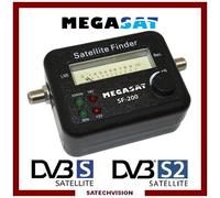 Pointeur Satellite Satfinder Megasat SF-200 Mesureur à Aiguille DVB-S DVB-S2