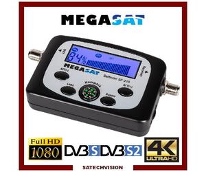 Pointeur Satellite Satfinder Megasat SF-210 Mesureur Numérique DVB-S & DVB-S2