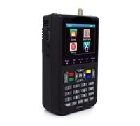 Pointeur Satellite V9 Finder Détecteur de satellite numérique LCD 3,5 pouces DVB-S/S2 H.265(Zwart)