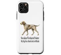 Pointeur slovaque à Poil Dur Mon Chien a Une Barbe et Une Attitude Coque pour iPhone 11 Pro Max