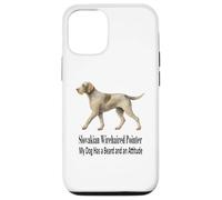 Pointeur slovaque à Poil Dur Mon Chien a Une Barbe et Une Attitude Coque pour iPhone 12/12 Pro