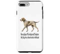 Pointeur slovaque à Poil Dur Mon Chien a Une Barbe et Une Attitude Coque pour iPhone 7 Plus/8 Plus