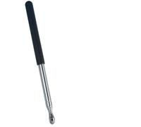 Pointeur Télescopique Baguette télescopique pédagogique en acier inoxydable avec stylet tactile de 68 mm - Fournitures scolaires et bureau(Black)
