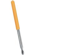 Pointeur Télescopique Baguette télescopique pédagogique en acier inoxydable avec stylet tactile de 68 mm - Fournitures scolaires et bureau(Orange)