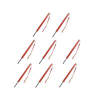 Pointeur Télescopique Bâton de pointage rétractable 1 pièce, extensible, for présentation en classe, tableau noir télescopique portable for l'enseignement(Red-8pcs)