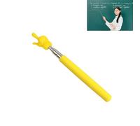 Pointeur télescopique pour enseignants, bâton de démonstration en classe, indicateur gGuide, bâton de pointage rétractable pour l'enseignement scolaire (Jaune)