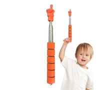 Pointeurs avec les doigts pour la lecture des enfants, pointeur pour enseignants - Pointeurs de lecture à écran tactile pour enfants, pointeur de doigt télescopique pour maternelle en acier inoxydable