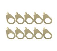 Pointeurs de potentiomètre de guitare, 10 pièces, adaptés, Gold | Texture métallique, plusieurs options de couleurs, convient instruments de musique, utilisation,