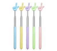 Pointeurs Rétractables,5 PCS Pointeur Télescopique pour Enseignant Baguette Télescopique Bâton de Pointage du Doigt pour Enseignement Présentation Guide