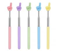 Pointeurs Télescopiques pour Enseignant,5 Pcs Extendable Hand Pointer Mini Retractable Teacher Pointer Stick for Teachers and Kids Multifunction Classroom Presentations Reading