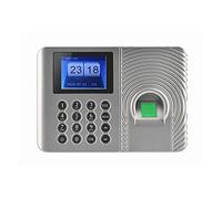 Pointeuse horaire, 1000 utilisateurs bureau biométriques biométriques digitales-présence de la machine Code machine USB Disque Excel Export Empolye Reconnaissance Reconnaissance(Silver)