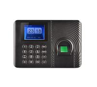 Pointeuse horaire, 1000 utilisateurs bureau biométriques biométriques digitales-présence de la machine Code machine USB Disque Excel Export Empolye Reconnaissance Reconnaissance(Zwart)