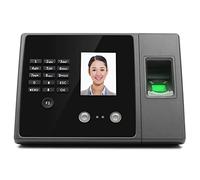 Pointeuse Horaire Biométrique, Système de gestion de la fréquentation de l'horloge de l'employé TCP IP Mot de passe d'empreinte digitale Dispositif biométrique facial(Language Spanish)