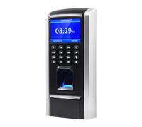 Pointeuse Horaire Contrôle d'accès par Empreinte Digitale Machine de pointage Horloge biométrique Enregistreur d'enregistrement des employés Empreinte Digitale/Mot de Passe/ID