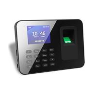 Pointeuse horaire, Horloge de temps d'employé Zk301 Temps d'empreintes digitales Temps de présence Double mode horaire horloges for les employés petites entreprises