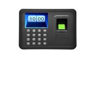 Pointeuse Horaire Personnel, Machine biométrique de présence d'empreintes digitales USB, écran LCD TFT 2.4 Pouces, Logiciel Gratuit, Mot de Passe, Lecteur d'enregistrement for Les employés,Fourniture