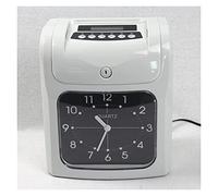 Pointeuse pour petites entreprises, English Paper ID Carte de poinçonnage Machine électronique fréquentation la machine LCD/horloge présence avec batterie intégrée(Clock face)