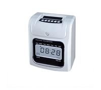 Pointeuse pour petites entreprises, Horloge horaire 96 0seb Version anglaise Cartes Punch for le personnel de petite entreprise Machine carte temps avec batterie et rétroéclairage(AU)