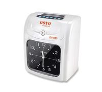 Pointeuse pour petites entreprises, Punch Card Machine de fréquentation bouton anglais avec batterie intégrée Horloge électronique Temps conversion d'impression automatique