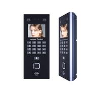Pointeuse pour petites entreprises, Système de contrôle d'accès porte à reconnaissance faciale USB 2,4 pouces, lecteur d'empreintes digitales, clavier RFID, empreintes palmaires(Rface602EM-TCP IP)