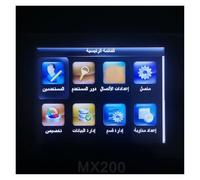 Pointeuse, Système de présence de cartes MX200 Tcp/Ip RFID 125khz, carte de proximité SSR, horloge, Machine de contrôle des employés, dispositif électronique(Arabic Menu)