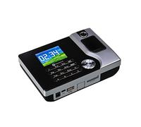 Pointeuses pour employés, Machine de fréquentation AC071 Horloges du Temps for Petites Entreprises WiFi Machine de Reconnaissance des Empreintes d'empreinte Digitale Grande capacité de mémoire
