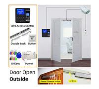 Pointeuses pour employés, Système de contrôle d'accès à l'empreinte digitale Smart porte Verrouillage de la porte électronique Ouvre-porte Maison Digital Set Online Magnétique biométrique Grande capac
