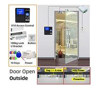 Pointeuses pour employés, Système de contrôle d'accès à l'empreinte digitale Smart porte Verrouillage de la porte électronique Ouvre-porte Maison Digital Set Online Magnétique biométrique Grande capac