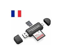 Pointez sur l'image pour zoomer LECTEUR-ADAPTATEUR-CARTE-MEMOIRE-MICRO-SD-SDHC-MMC-TF-TFLASH-CARD-READER-USB-2 miniature 1 LECTEUR-