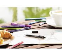 Pointmax - Stylo Feutre - Pochette X 24 Feutres D'écriture Pointe Moyenne 0,8 Mm - Coloris Assortis