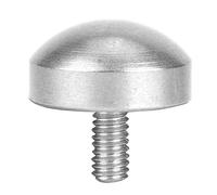 Points de Contact de la jauge à cadran, sonde de comparateur à cadran de haute précision non déformée M2.5 bords lisses pour accessoires de micromètre(Grande tête latérale incurvée)