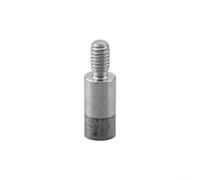 Points de contact plats en carbure pour outils de mesure, tige filetée M2 5, convient pour les jauges d'épaisseur de cadran (D4 x L8)