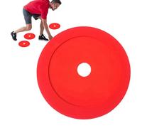 Points de marquage plats - Petit tapis de marquage rond plat de 15 cm - Petits appareils d'entraînement d'agilité - Pour l'école, le club, l'entraînement d'équipe, le coaching pour adultes et