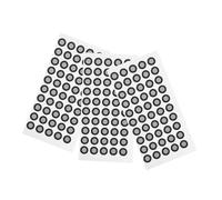 Points de Repère Réfléchissants 3 Feuilles pour Numérisation 3d 50 Pièces | Film Pet Réfléchissant Noir, Positionnement Précis, Pose Facile, Usage Architecture et Objets