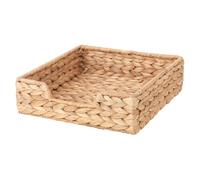 Points de serviette des plantes à eau 7.48x7.48x2.36 Natrual Water Hyacinth Toven Multi-Functional Napkin Portez-vous pour la cuisine, le salon, le restaurant