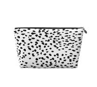 Points de Tache Dalmatien à imprimé Animal Noir et Blanc, Trousse de Toilette Trousse de Maquillage Sac à cosmétiques Trousse de Toilette de Voyage Portable