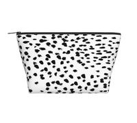 Points de Tache Dalmatien à imprimé Animal Noir et Blanc, Trousse de Toilette Trousse de Maquillage Sac à cosmétiques Trousse de Toilette de Voyage Portable