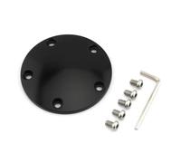 Points de temporisation de Moto en Aluminium Noir Chrome Black Couvre avec 5 Trous compatibles avec Les modèles de Twin Cam de 1999 à 2017(Black)