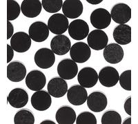 Points D'incrustation Noir en Acrylique 100 Pièces Ronds | Remplacements de Repère, Surface Lisse et Couleur Vive, pour Réparation D'instrument et Lutherie