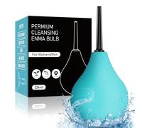 Poire a Lavement Intime Anale,Poire de Lavement Intime Femme Homme 224ML,Poire Lavement Rectale En Silicone Médicale,Douches Anale et Vaginale Sans BPA (Vert)